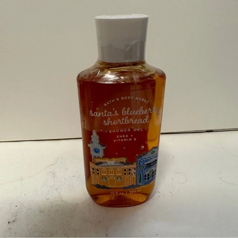 Bath & Body Works Santa's Blueberry Shortbread Shower Gel 10 OZ